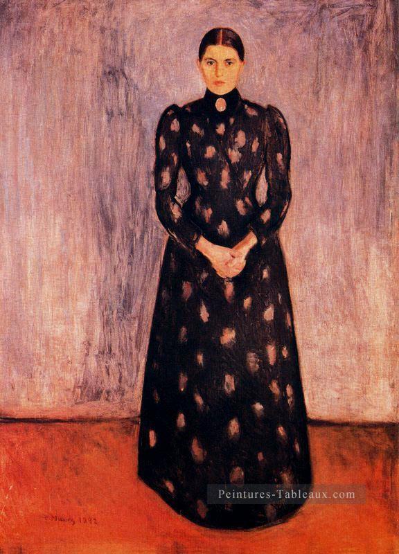portrait de Inger Munch 1892 Edvard Munch Peintures à l'huile